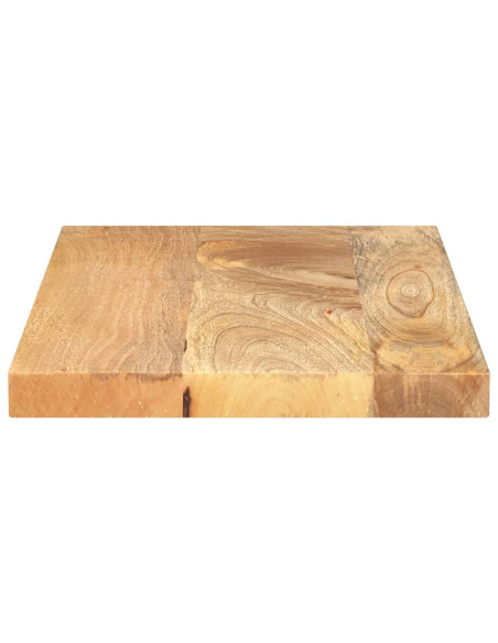 Piano per Tavolo 50x30x3,8 cm Rettangolare Legno Massello Mango