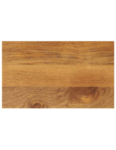 Piano per Tavolo 40x30x2,5 cm Rettangolare Legno Massello Mango