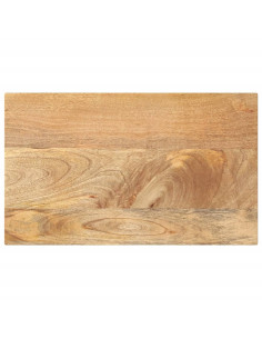 Piano per Tavolo 60x20x3,8 cm Rettangolare Legno Massello Mango
