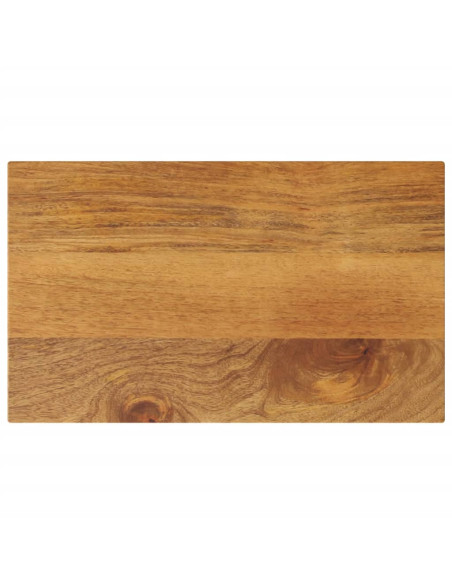 Piano per Tavolo 60x40x2,5 cm Rettangolare Legno Massello Mango