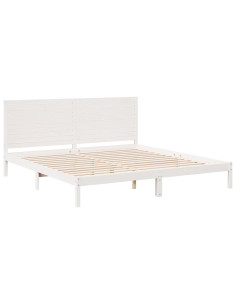 Giroletto Extra Lungo senza Materasso Bianco 180x210cm Massello 2