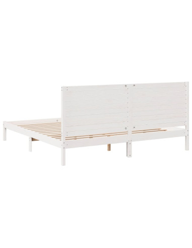 Giroletto Extra Lungo senza Materasso Bianco 180x210cm Massello