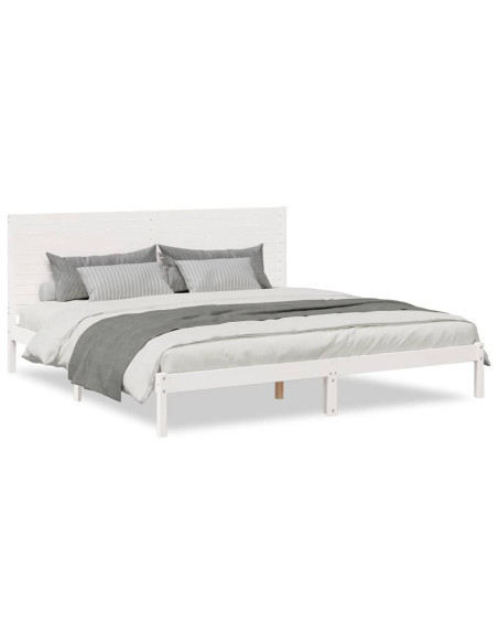 Giroletto Extra Lungo senza Materasso Bianco 180x220cm Massello