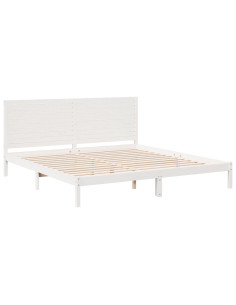 Giroletto Extra Lungo senza Materasso Bianco 180x220cm Massello 2