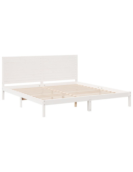 Giroletto Extra Lungo senza Materasso Bianco 200x220cm Massello