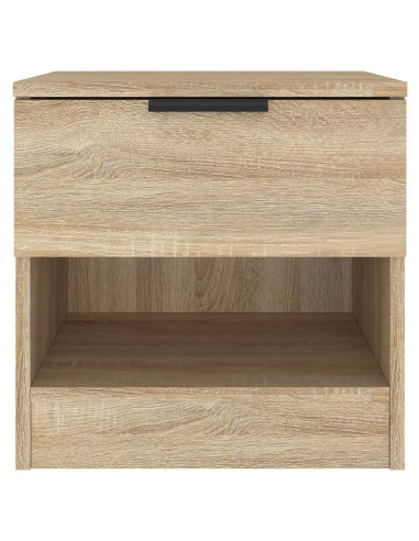 Comodini 2 pz Rovere Sonoma in Legno Multistrato