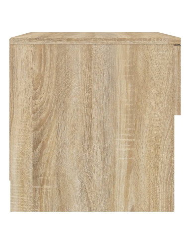 Comodini 2 pz Rovere Sonoma in Legno Multistrato