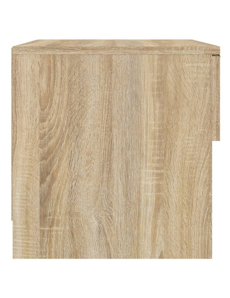 Comodini 2 pz Rovere Sonoma in Legno Multistrato