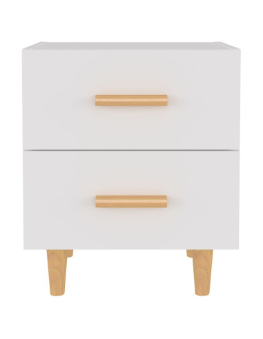 Comodini 2 pz Bianchi 40x35x47,5 cm