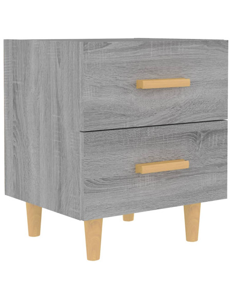 Comodino Grigio Sonoma 40x35x47,5 cm