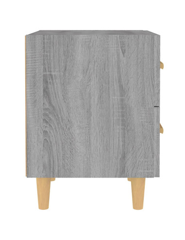 Comodini 2 pz Grigio Sonoma 40x35x47,5 cm