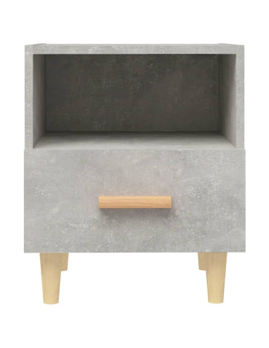 Comodino Grigio Cemento 40x35x47 cm