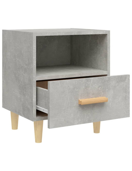 Comodino Grigio Cemento 40x35x47 cm