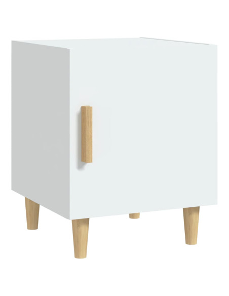 Comodino Bianco in Legno Multistrato