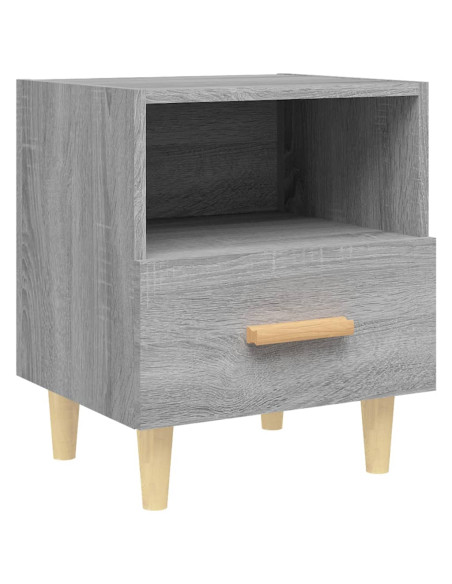 Comodino Grigio Sonoma 40x35x47 cm