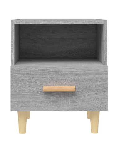 Comodino Grigio Sonoma 40x35x47 cm