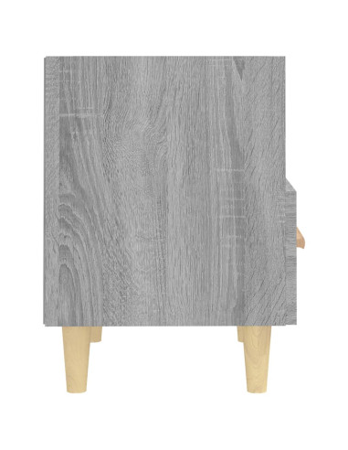 Comodino Grigio Sonoma 40x35x47 cm