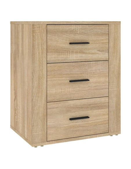 Comodino Rovere Sonoma 50x36x60 cm in Legno Multistrato
