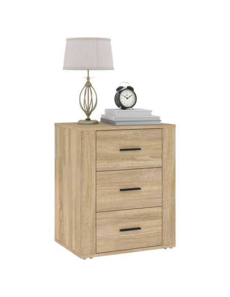 Comodino Rovere Sonoma 50x36x60 cm in Legno Multistrato