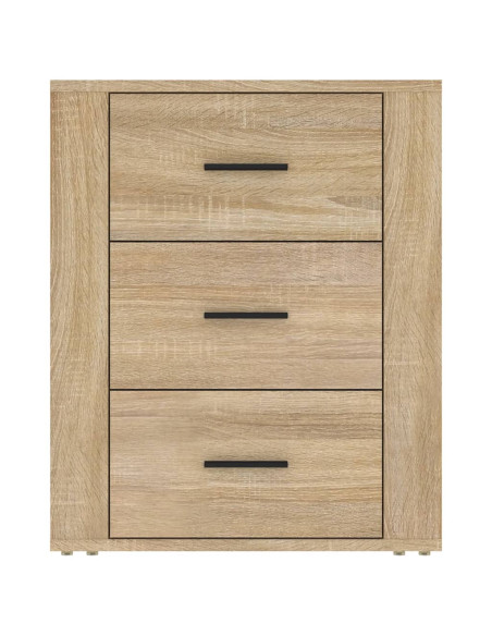 Comodino Rovere Sonoma 50x36x60 cm in Legno Multistrato