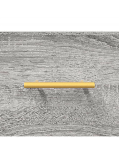 Comodino Grigio Sonoma 40x35x47,5 cm in Legno Multistrato