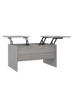 Tavolino Salotto Grigio Sonoma 80x50x42,5 cm Legno Multistrato