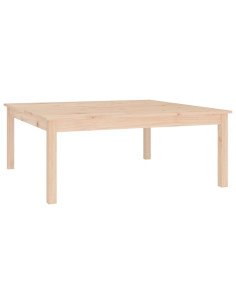 Tavolino da Salotto 100x100x40 cm Legno Massello di Pino