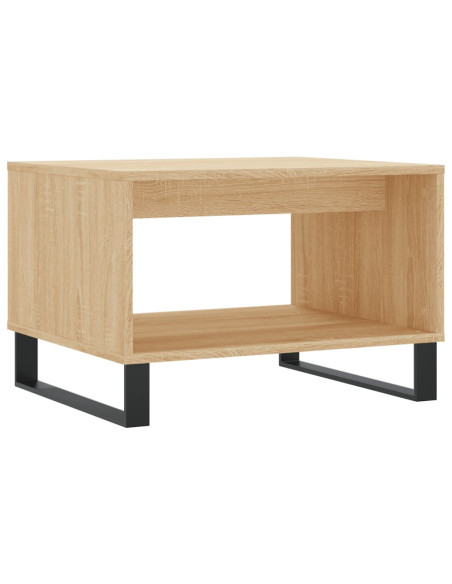 Tavolino da Salotto Rovere Sonoma 60x50x40 cm Legno Multistrato