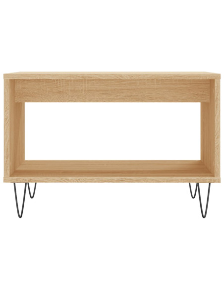 Tavolino da Salotto Rovere Sonoma 60x50x40 cm Legno Multistrato