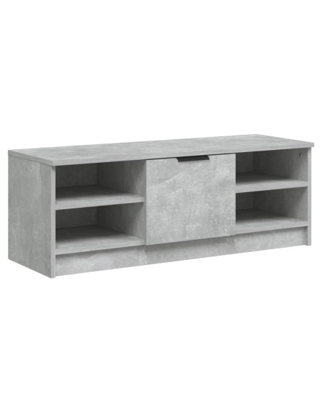Mobile Porta TV Grigio Cemento 102x35,5x36,5 Legno Multistrato
