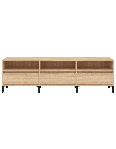 Mobile Porta TV Rovere Sonoma 150x30x44,5 cm Legno Multistrato
