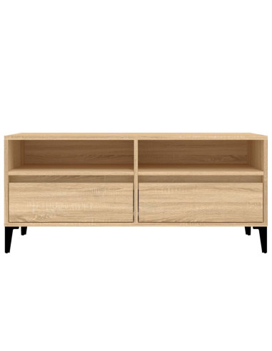 Mobile TV Rovere Sonoma 100x34,5x44,5 cm in Legno Multistrato