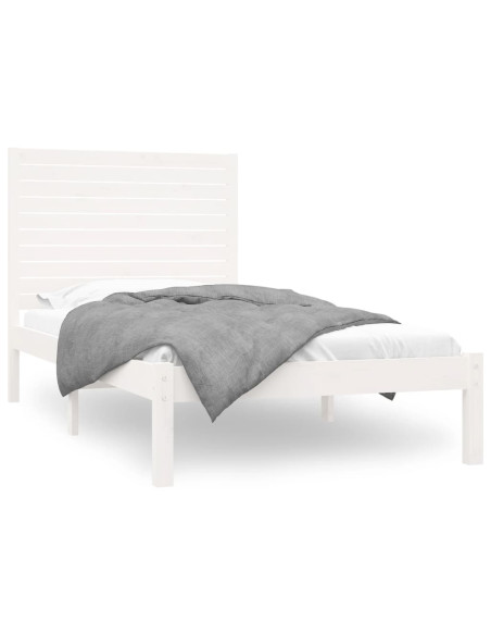 Giroletto Bianco in Legno Massello 90x200 cm