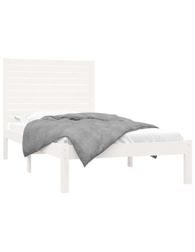 Giroletto Bianco in Legno Massello 90x200 cm