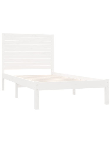 Giroletto Bianco in Legno Massello 90x200 cm