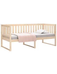 Dormeuse 90x190 cm in Legno Massello di Pino 2