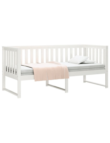 Dormeuse Bianca 75x190 cm in Legno Massello di Pino
