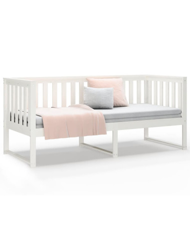 Dormeuse Bianca 75x190 cm in Legno Massello di Pino