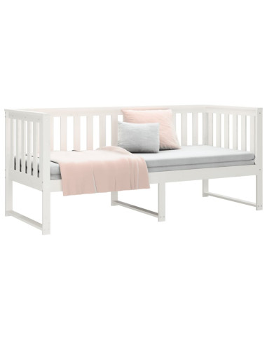 Dormeuse Bianca 75x190 cm in Legno Massello di Pino