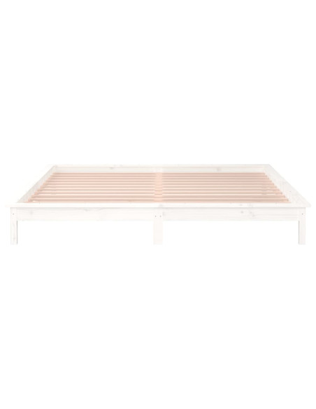 Giroletto LED Bianco 120x190 cm Small Double Legno Massello