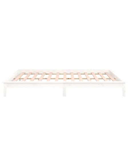Giroletto LED Bianco 120x190 cm Small Double Legno Massello