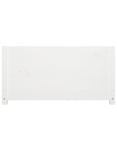 Dormeuse Bianca 80x200 cm in Legno Massello di Pino