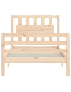 Giroletto con Testiera Small Single in Legno Massello