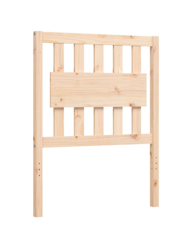 Giroletto con Testiera Small Single in Legno Massello