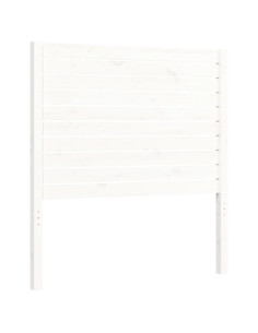 Giroletto con Testiera Bianco Single in Legno Massello 2