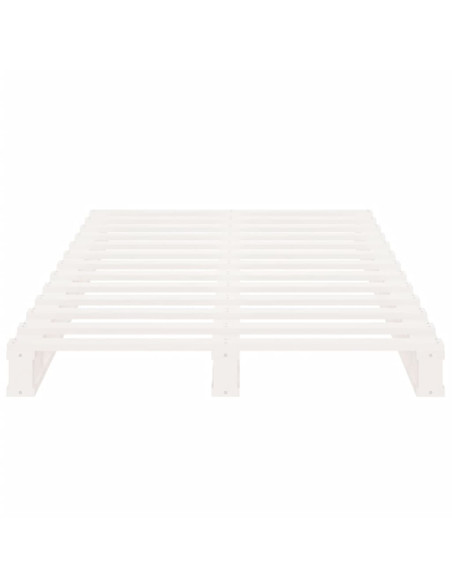 Giroletto Bianco 90x190 cm Single in Legno Massello di Pino