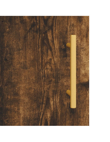 Scrivania Rovere Fumo 140x50x75 cm in Legno Multistrato