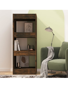 Libreria/Divisorio Rovere Fumo 40x30x103 cm in Truciolato 2