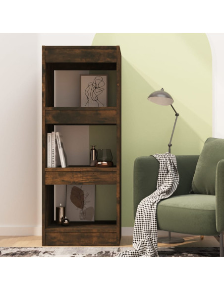Libreria/Divisorio Rovere Fumo 40x30x103 cm in Truciolato