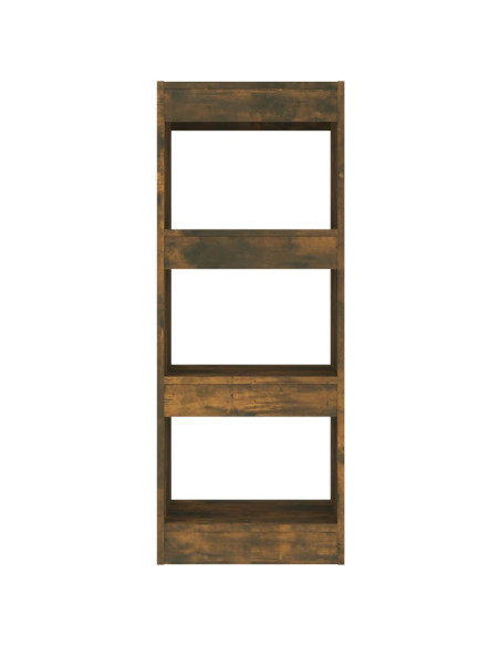 Libreria/Divisorio Rovere Fumo 40x30x103 cm in Truciolato